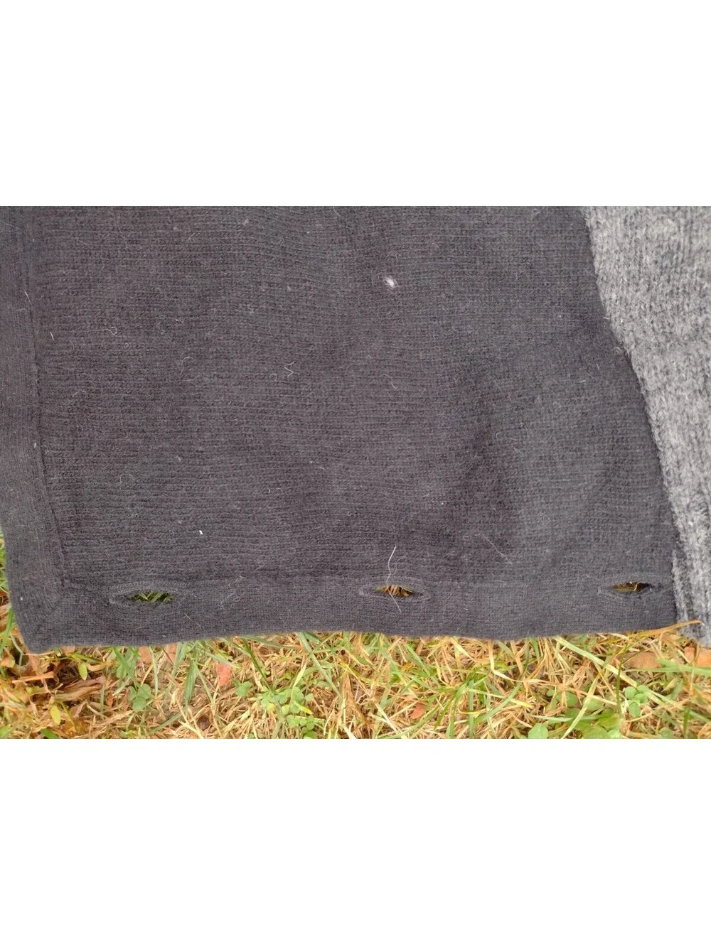 Preloved Home Recycled Wool Throw 78x56 Handmade Canada Eco Artisan Quilt